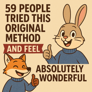 59 People Tried This Original Method and Feel Absolutely Wonderful