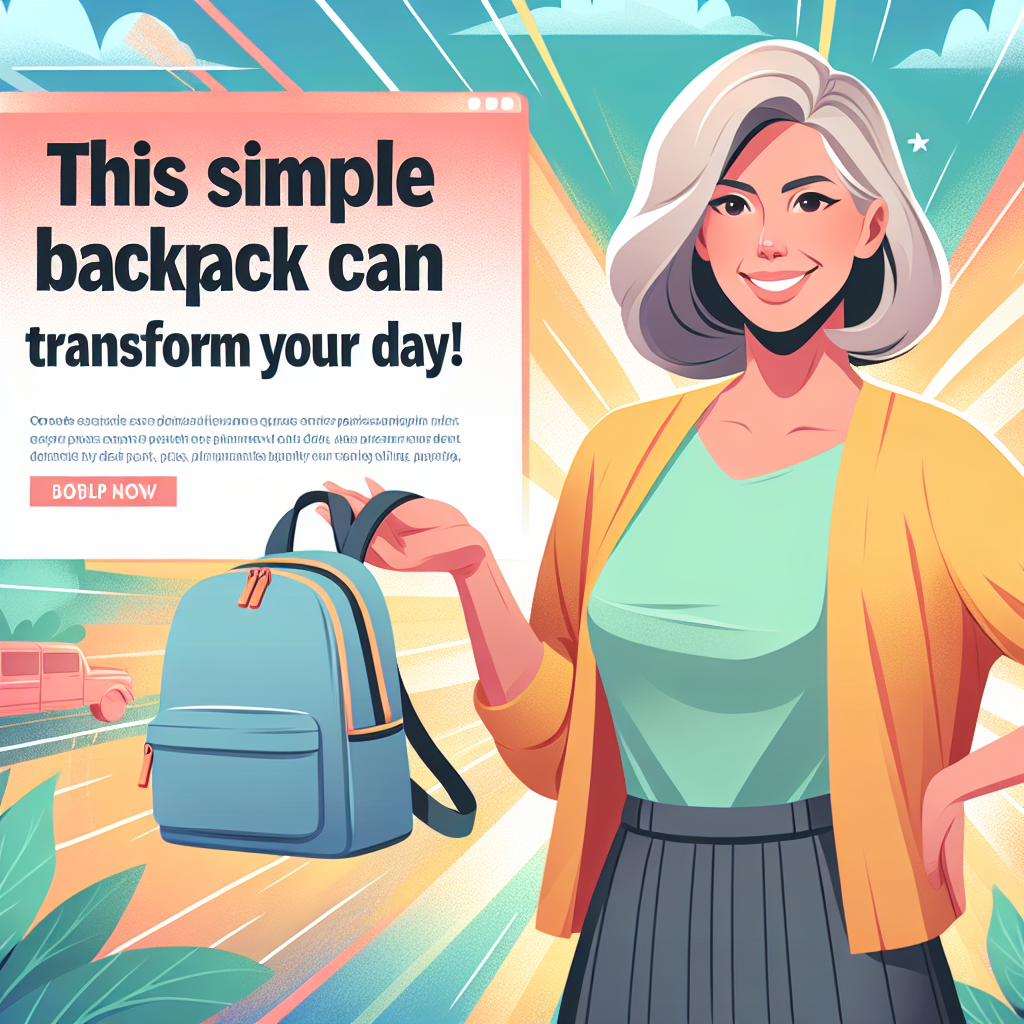 Helen Mirren Claims This Simple Backpack Can Transform Your Day!