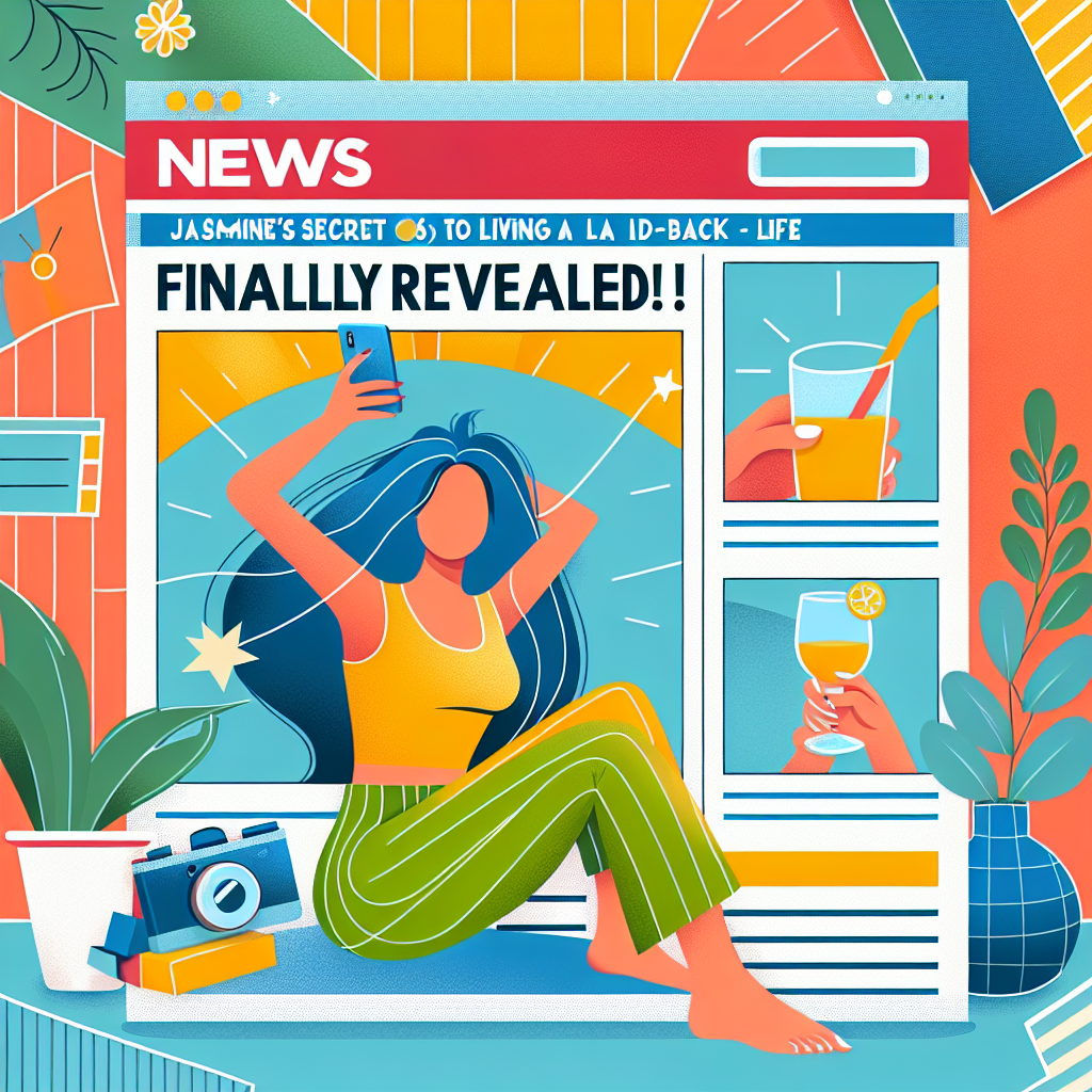 Jasmine's Secret to Living a Laid-back Life Finally Revealed!