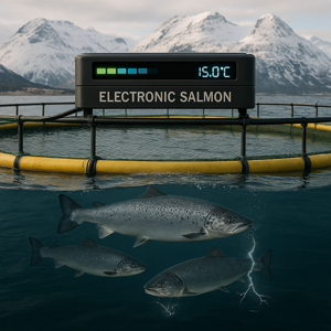 World’s First Electronic Salmon Sparks Waves of Excitement