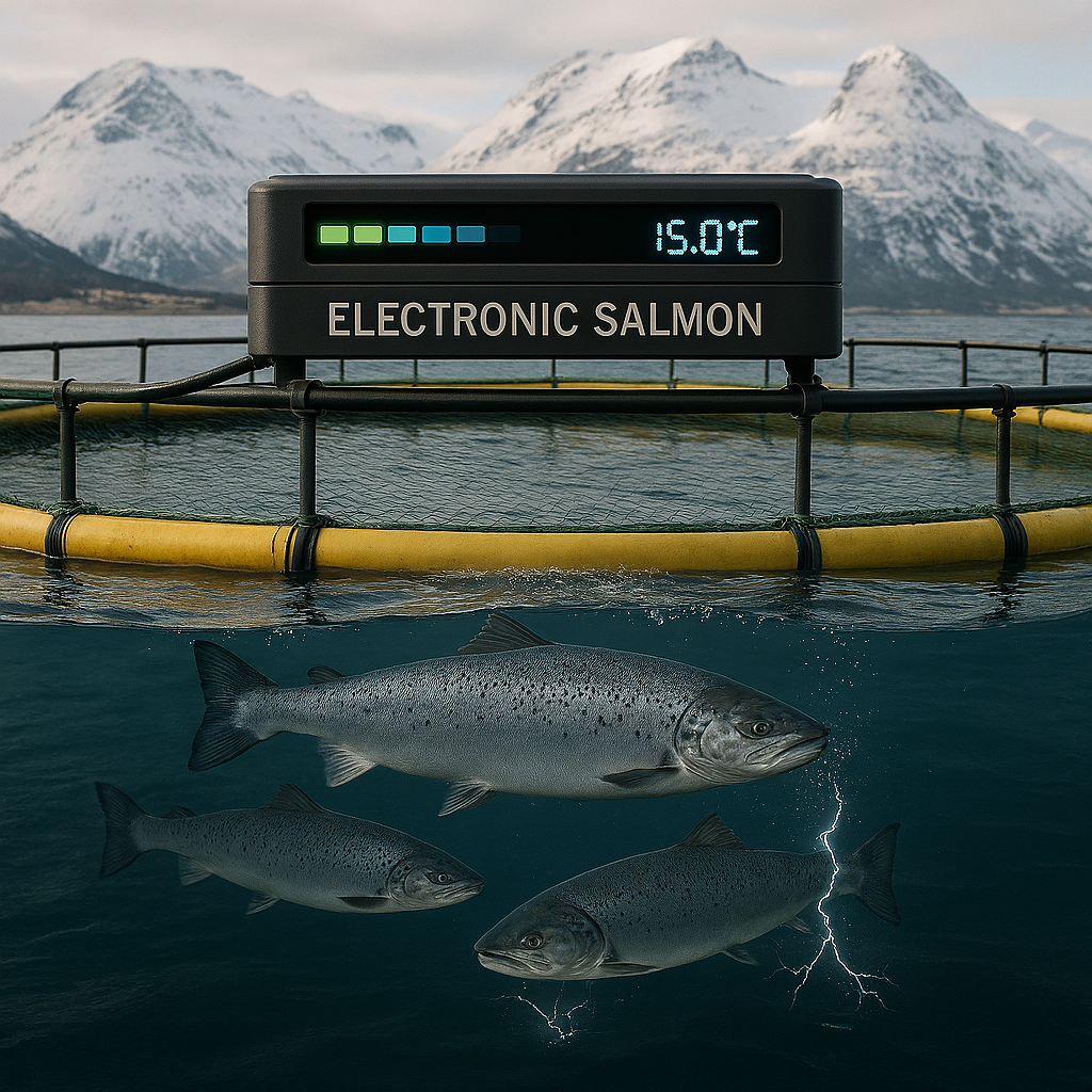 World’s First Electronic Salmon Sparks Waves of Excitement
